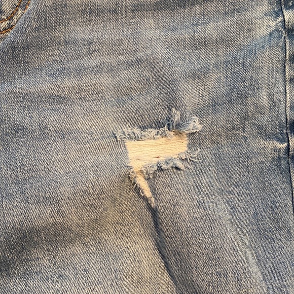 High Rise Distressed Mom Jeans - Picture 3 of 6